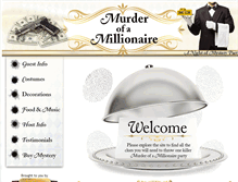 Tablet Screenshot of murderofamillionaire.com